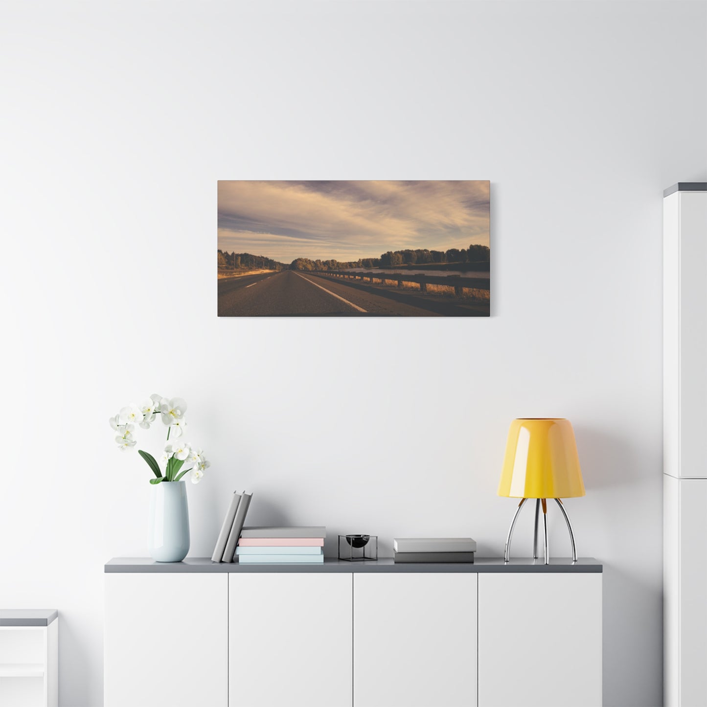 Scenic Road Trip Matte Canvas Print - 12" x 16"