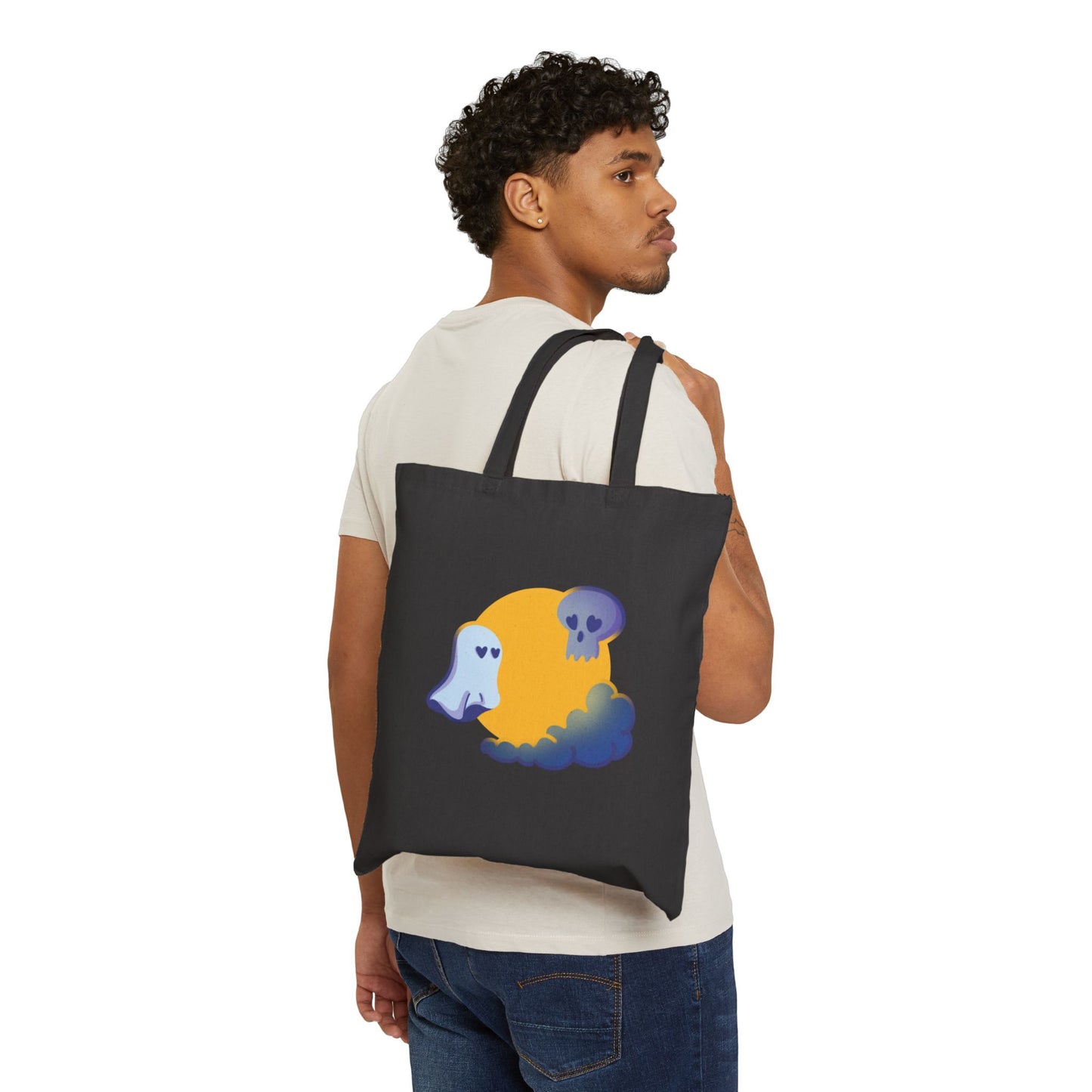 Happily Haunted Canvas Tote Bag