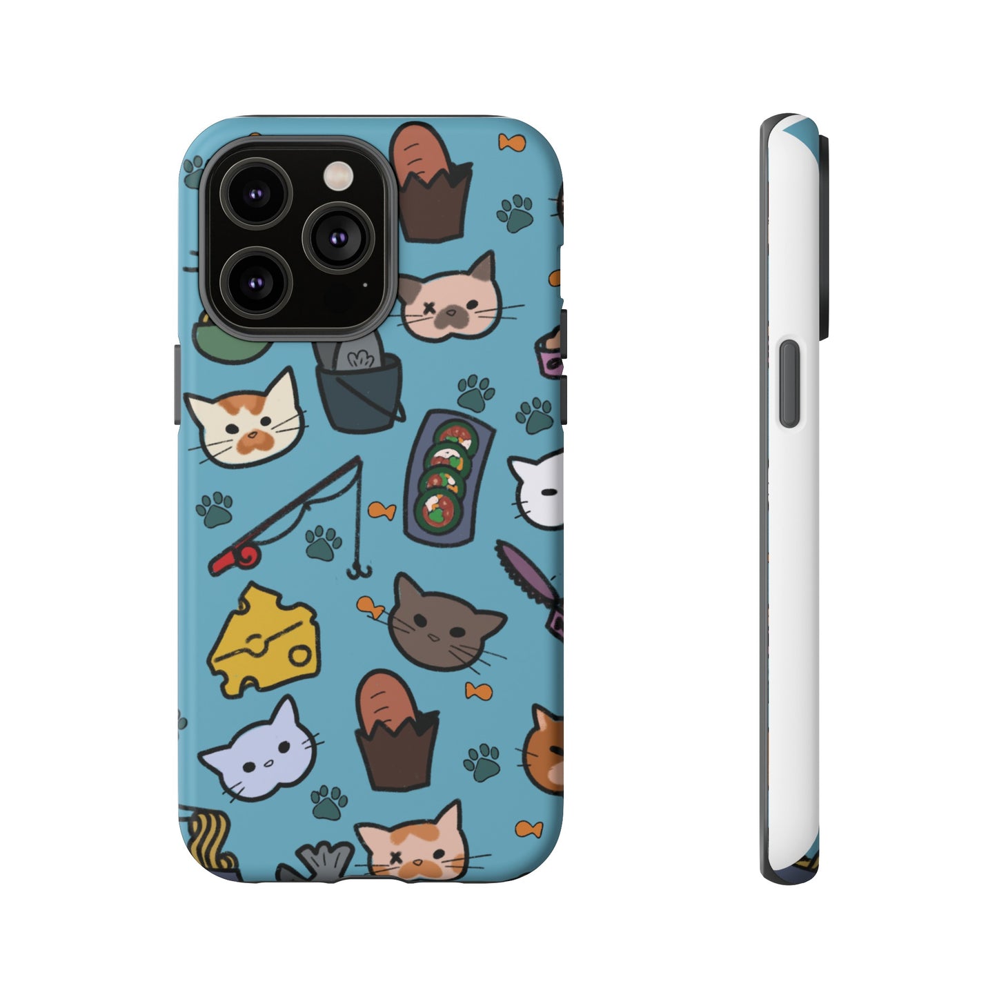 Cats! Blue Tough Cases