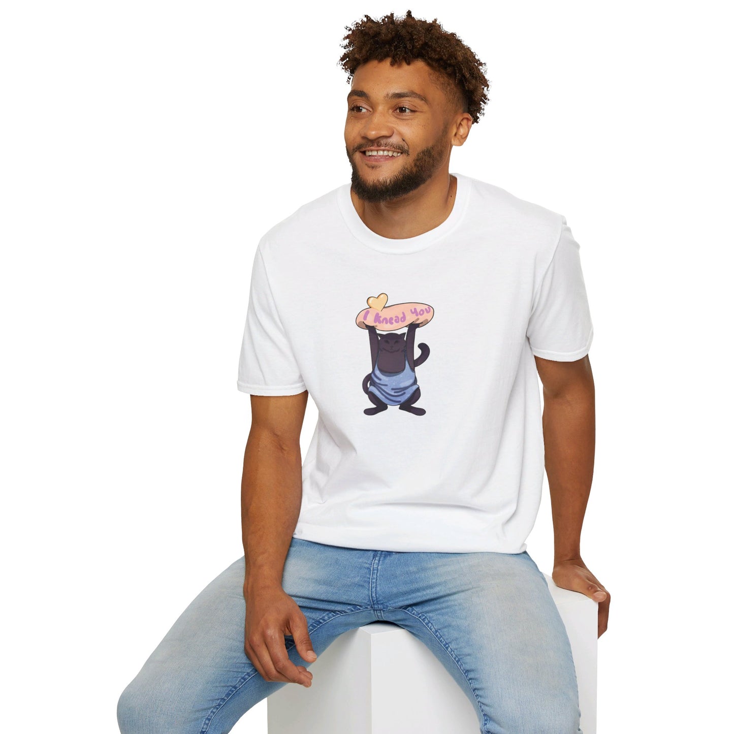 I knead You (Black Cat) Softstyle T-Shirt