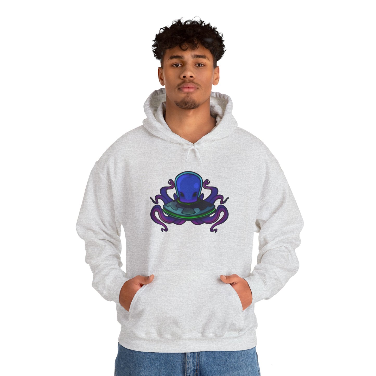 Alien Octopus Heavy Blend™ Hooded Sweatshirt