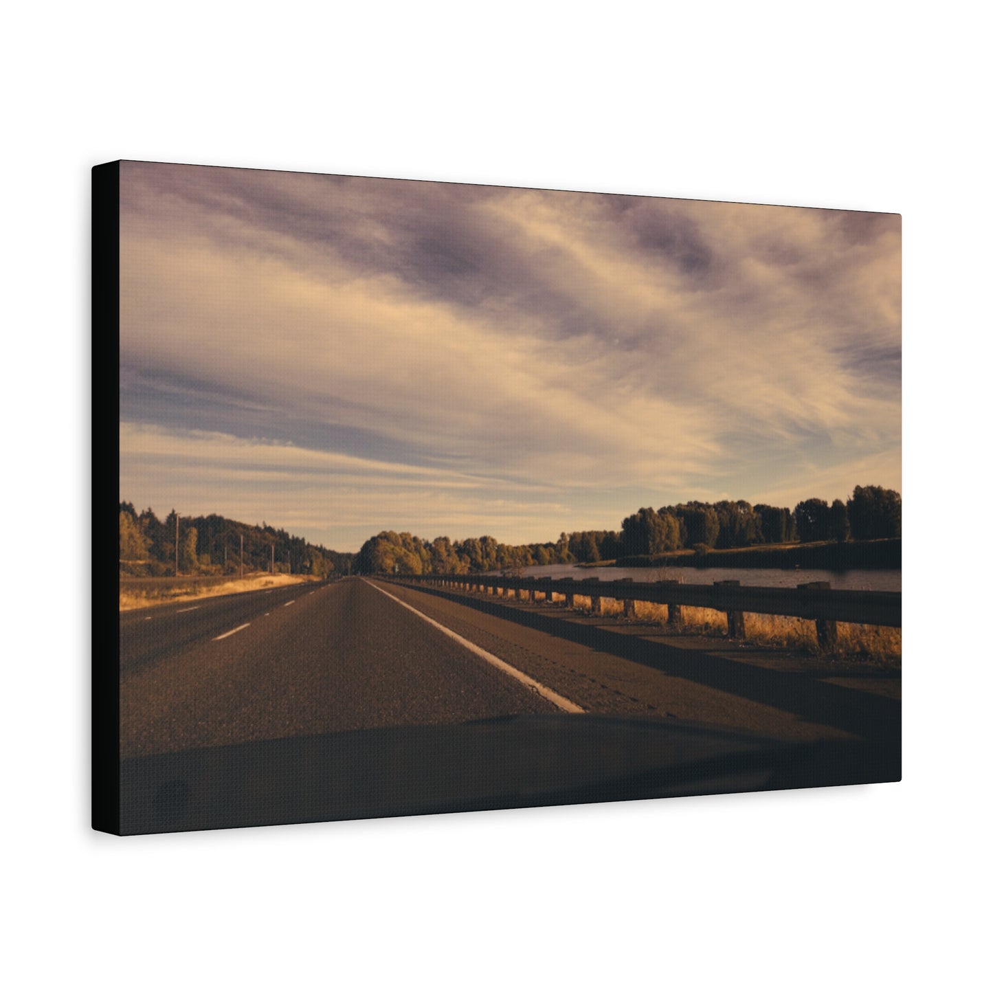 Scenic Road Trip Matte Canvas Print - 12" x 16"