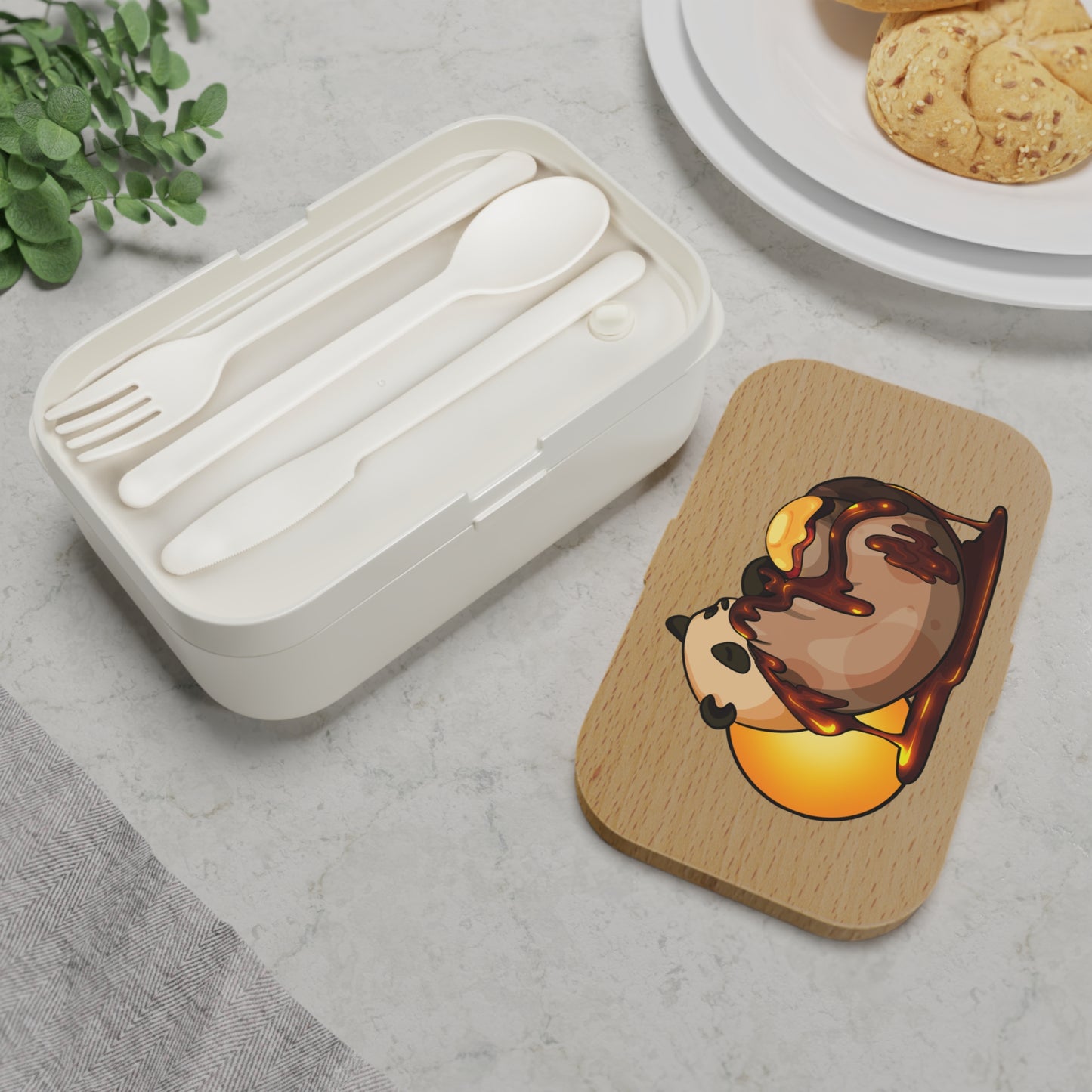 Panda Pancakes Bento Lunch Box