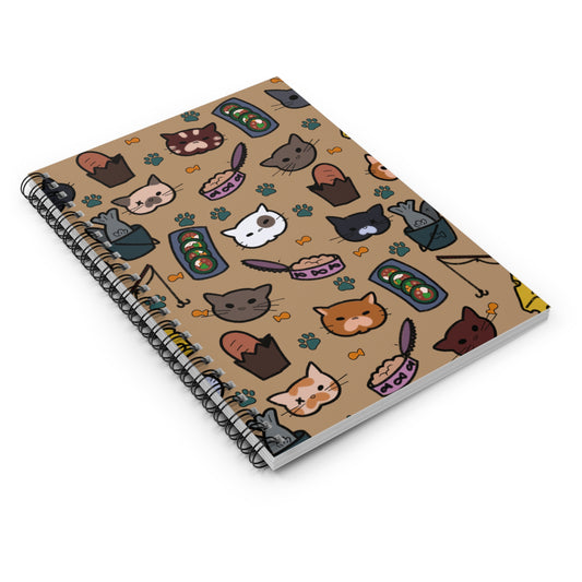 Cats! Spiral Notebook - Ruled Line