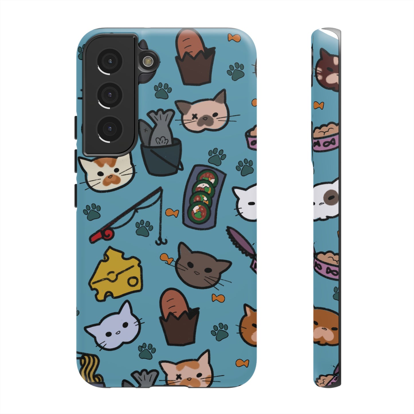 Cats! Blue Tough Cases