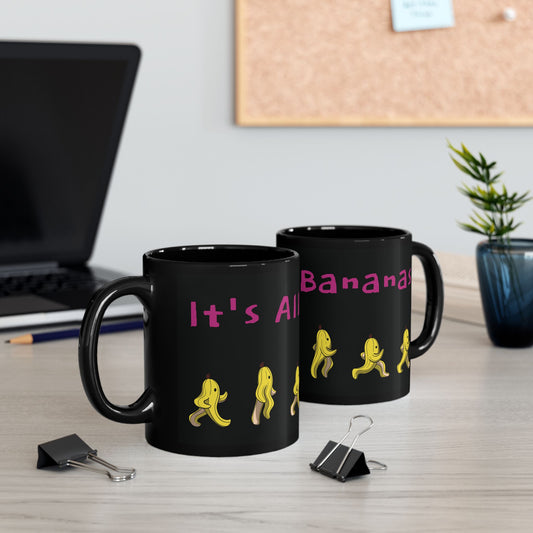 It's All Bananas! Black Mug (11oz, 15oz)