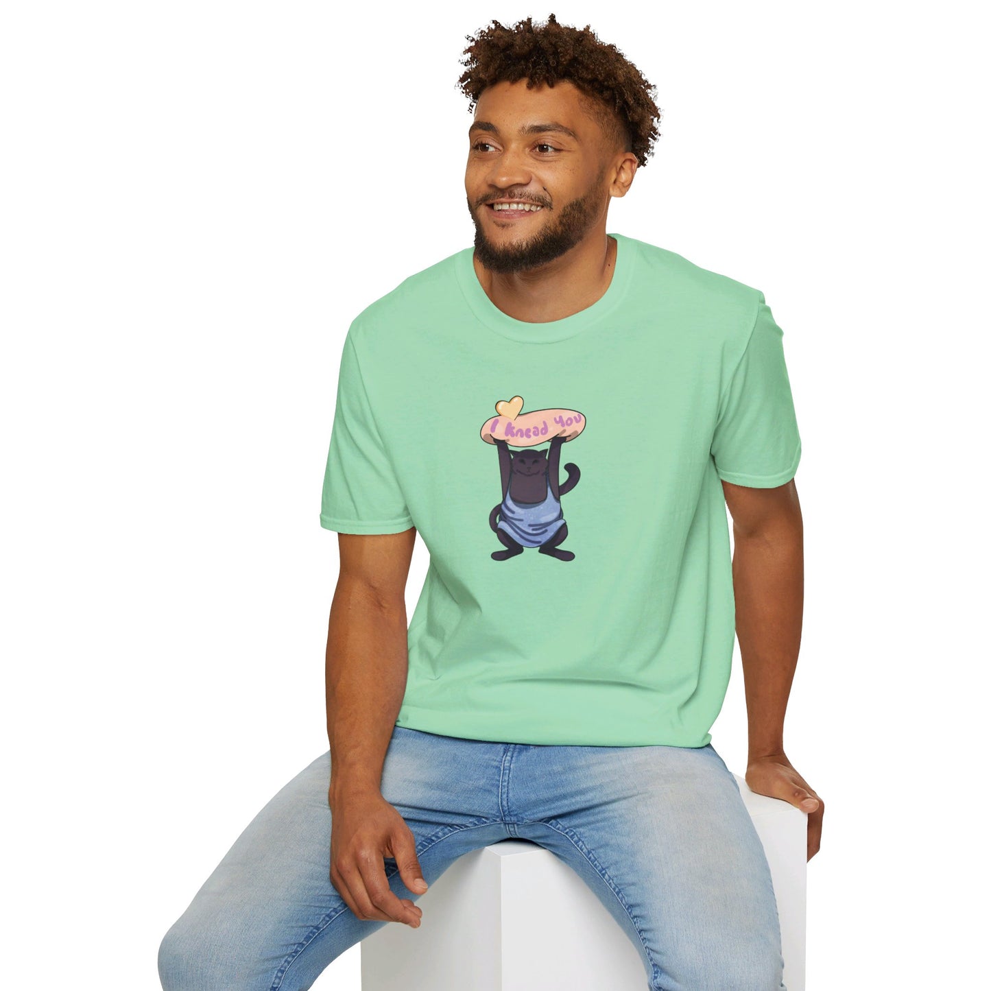 I knead You (Black Cat) Softstyle T-Shirt