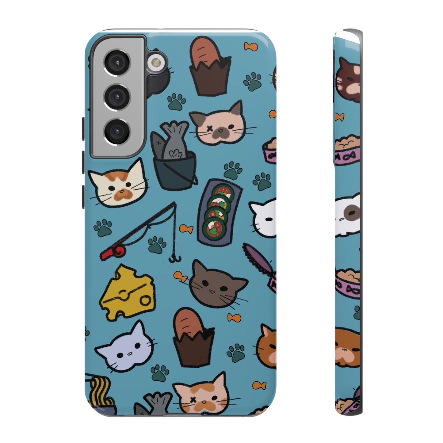 Cats! Blue Tough Cases