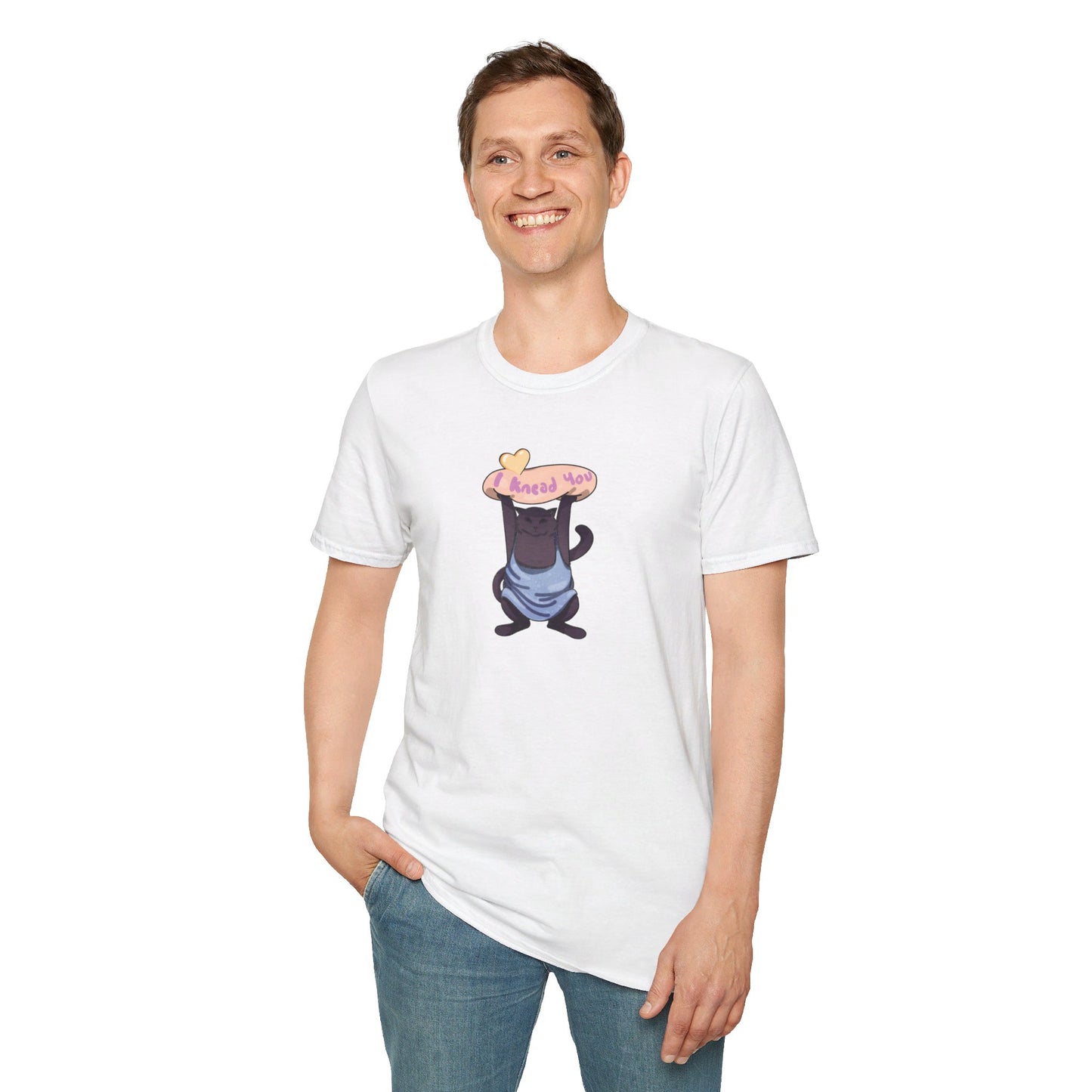 I knead You (Black Cat) Softstyle T-Shirt