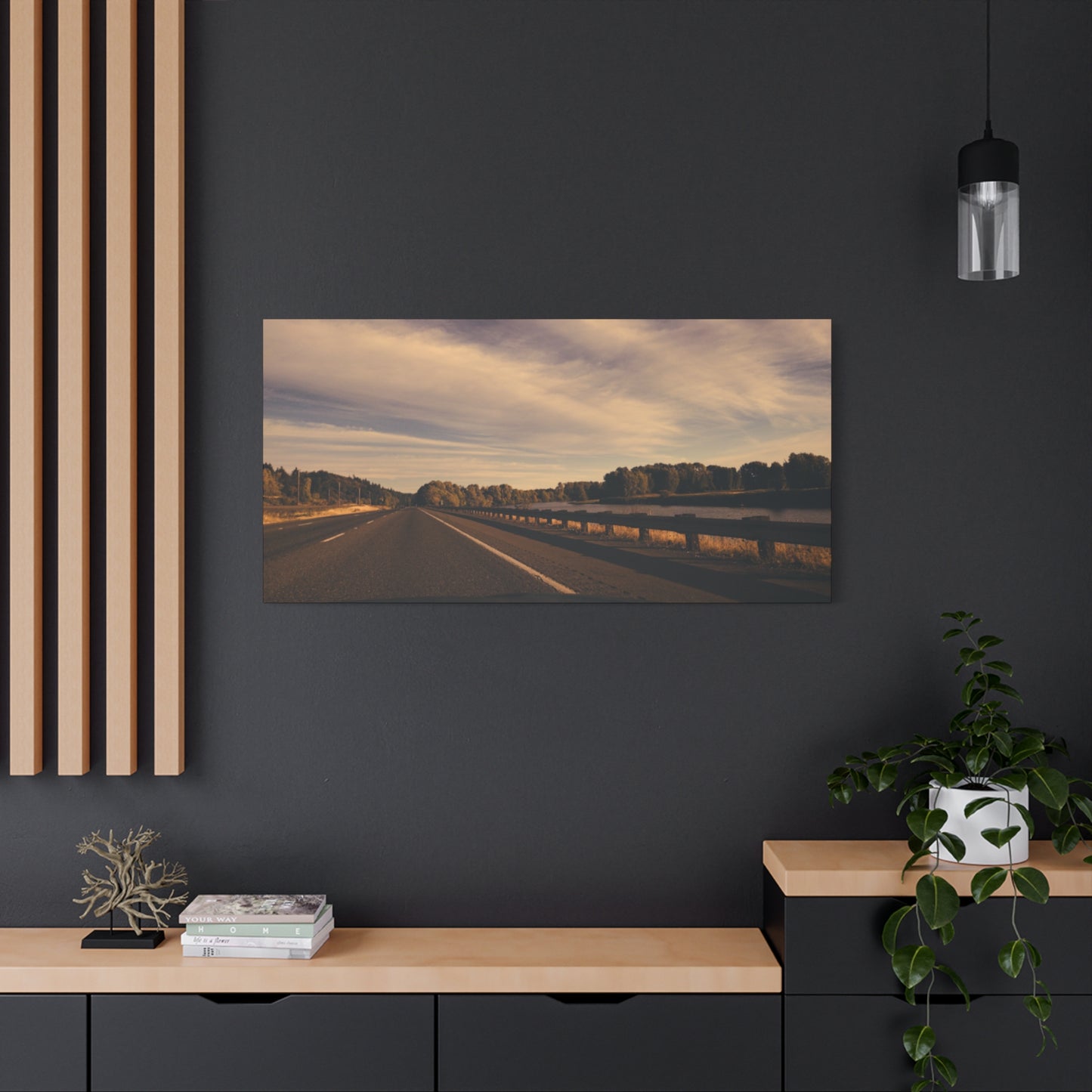 Scenic Road Trip Matte Canvas Print - 12" x 16"