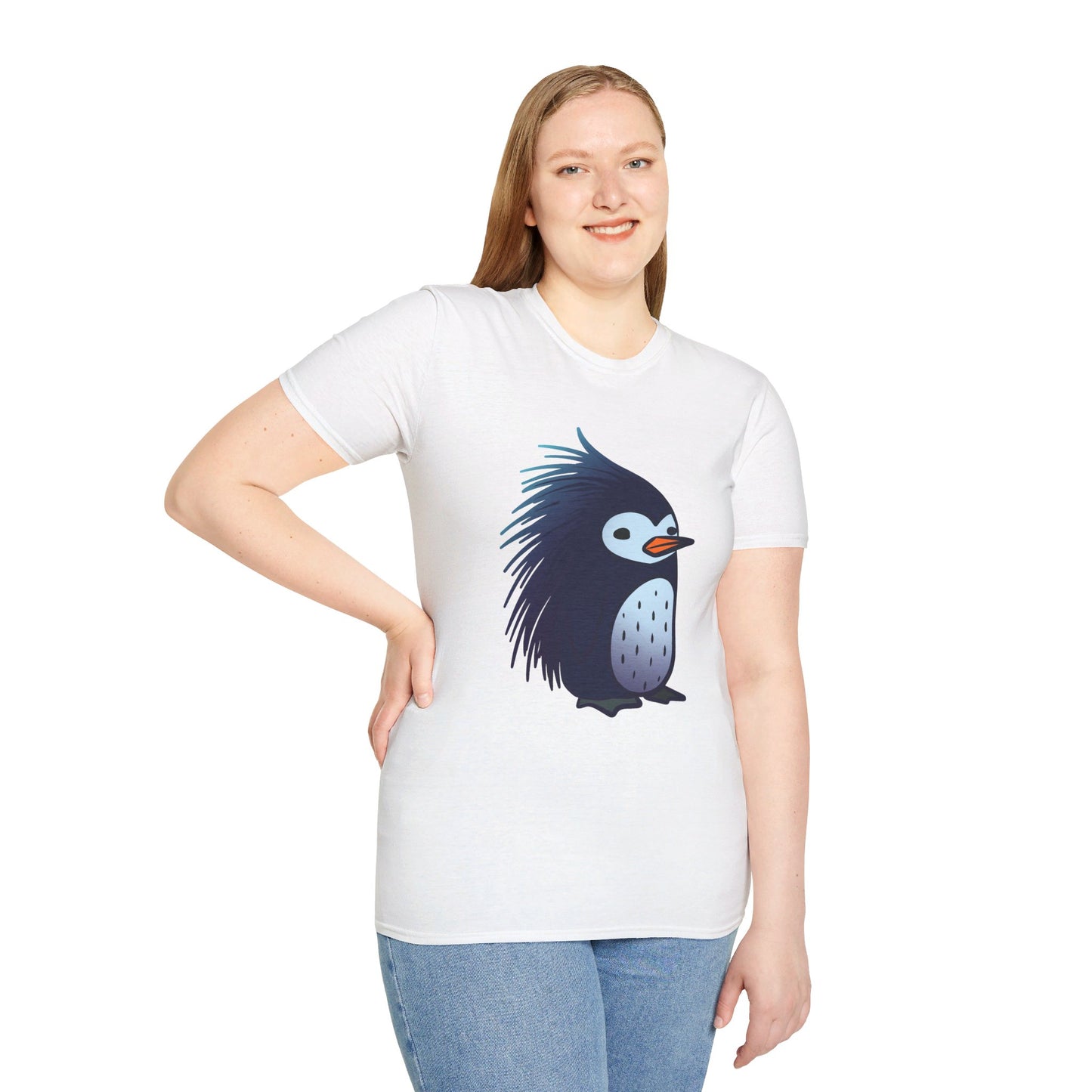 Porcupenguin Remix Softstyle T-Shirt