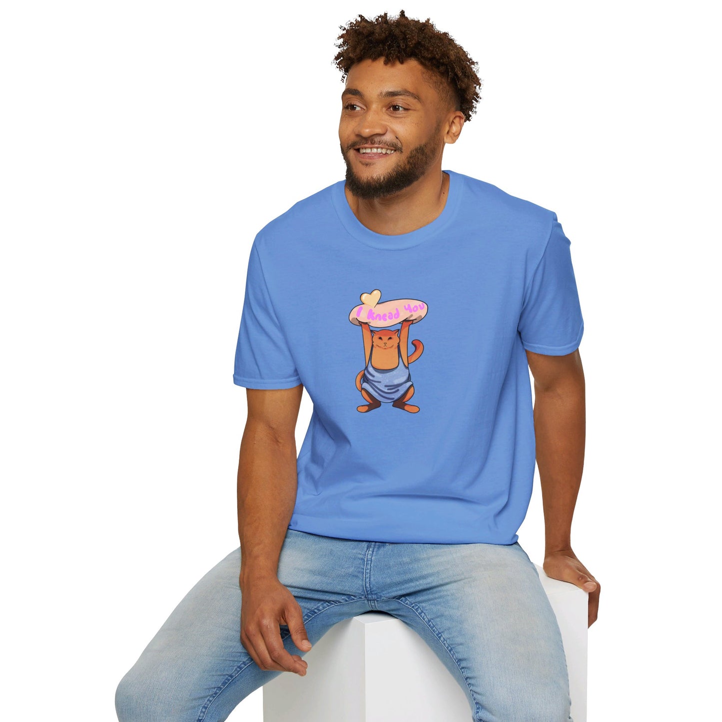 I knead you (Orange Cat) Softstyle T-Shirt