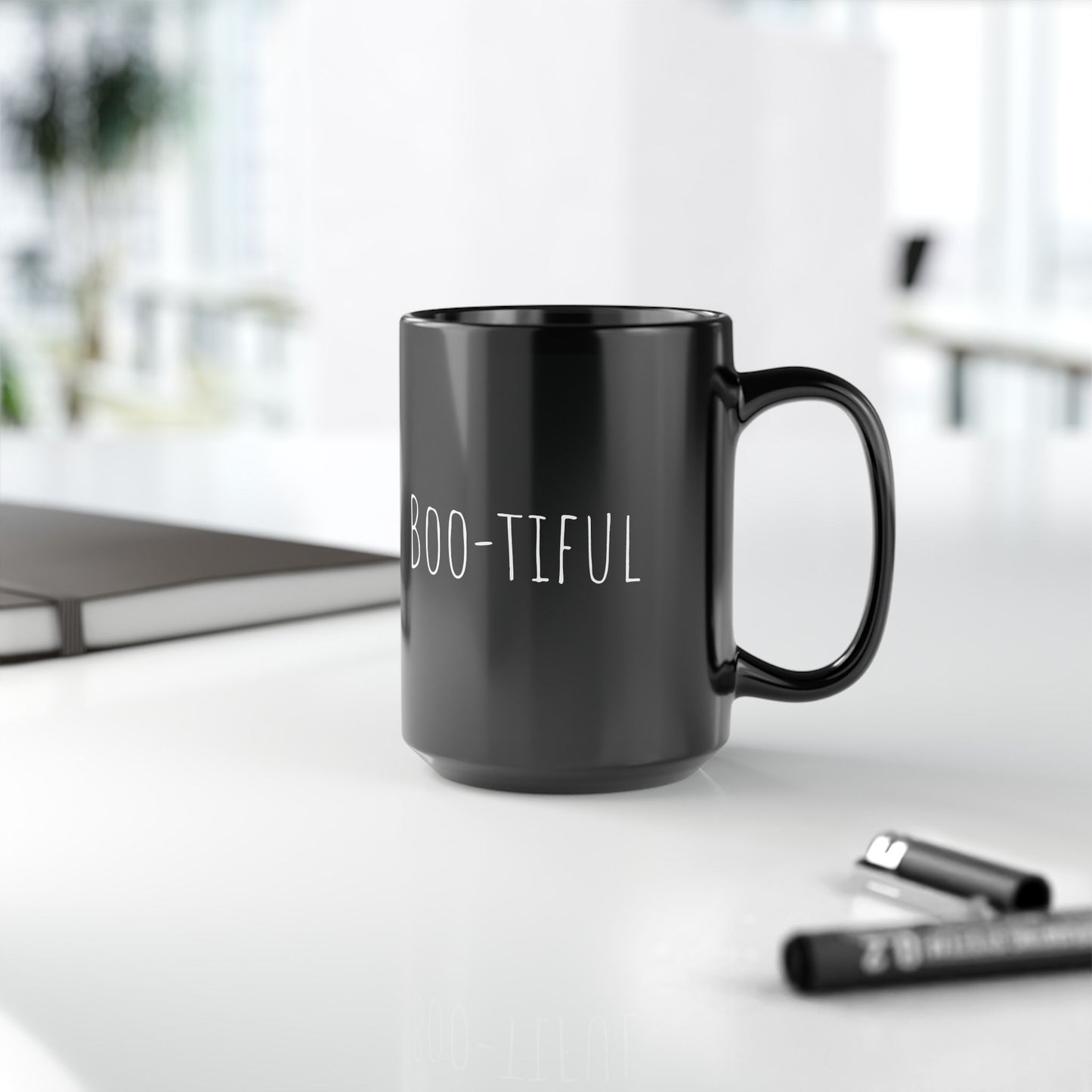 Boo-tiful Black Mug (11oz, 15oz)