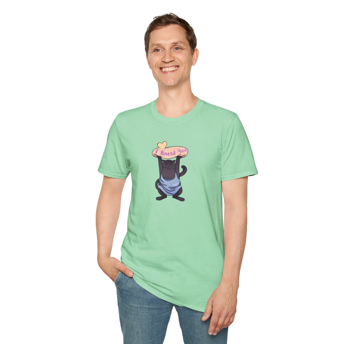 I knead You (Black Cat) Softstyle T-Shirt