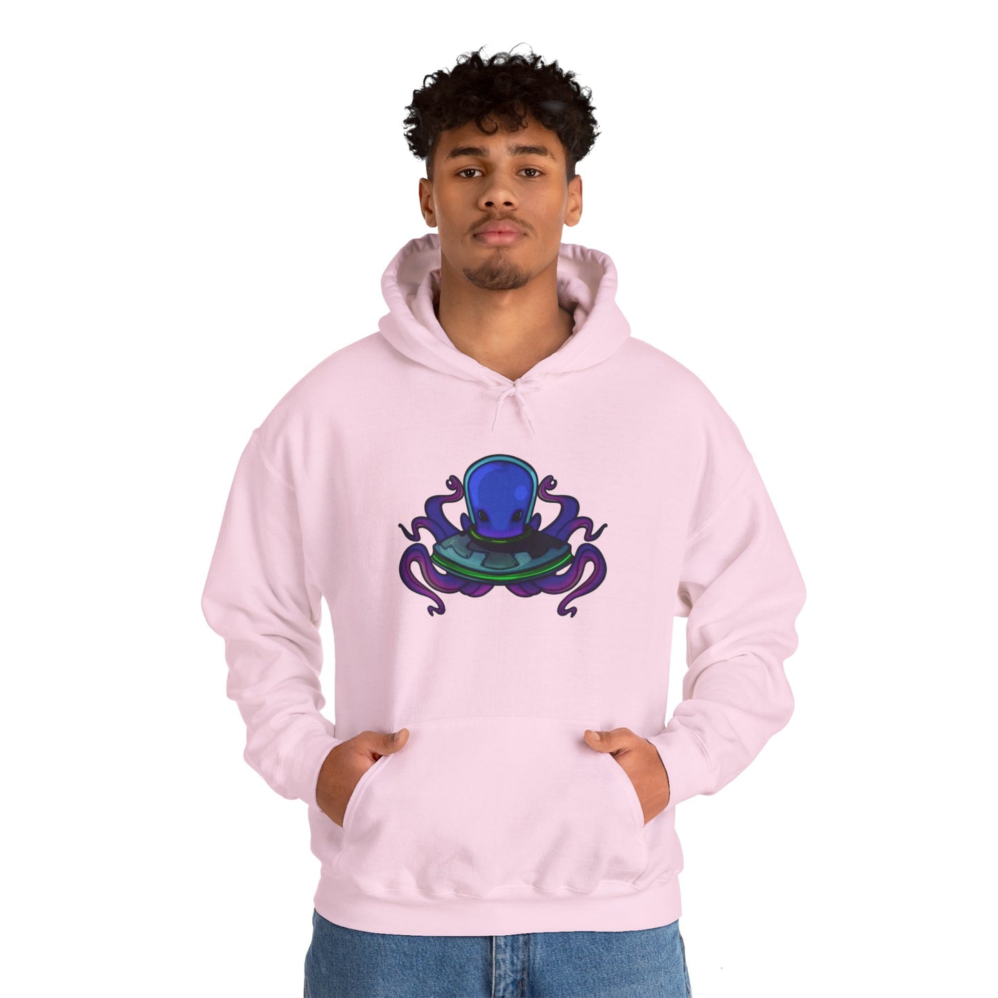 Alien Octopus Heavy Blend™ Hooded Sweatshirt