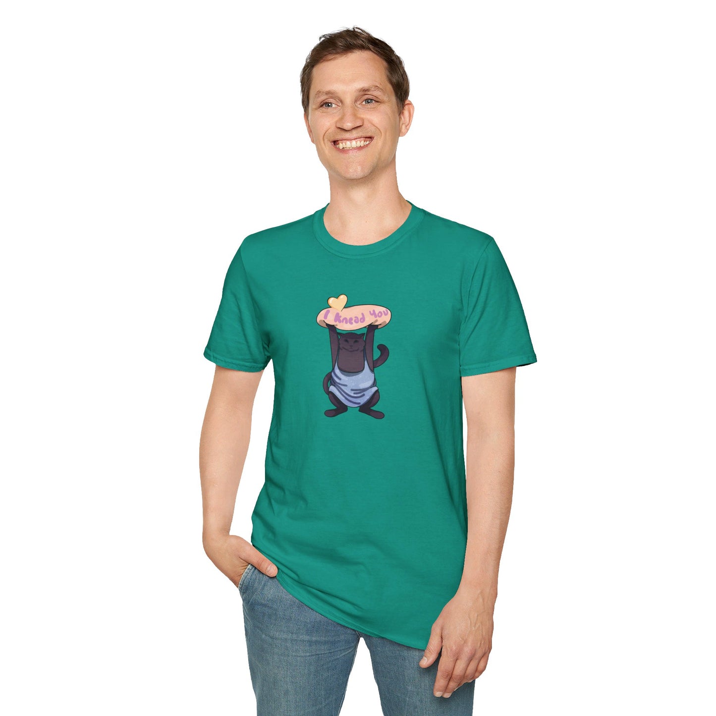 I knead You (Black Cat) Softstyle T-Shirt