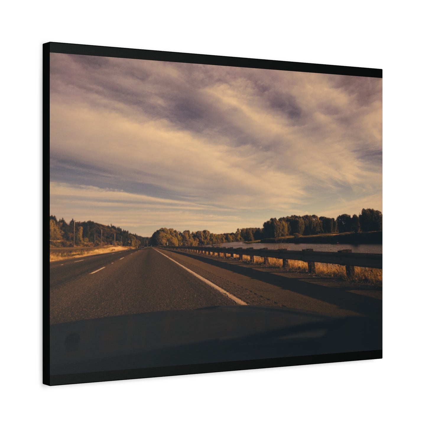 Scenic Road Trip Matte Canvas Print - 12" x 16"