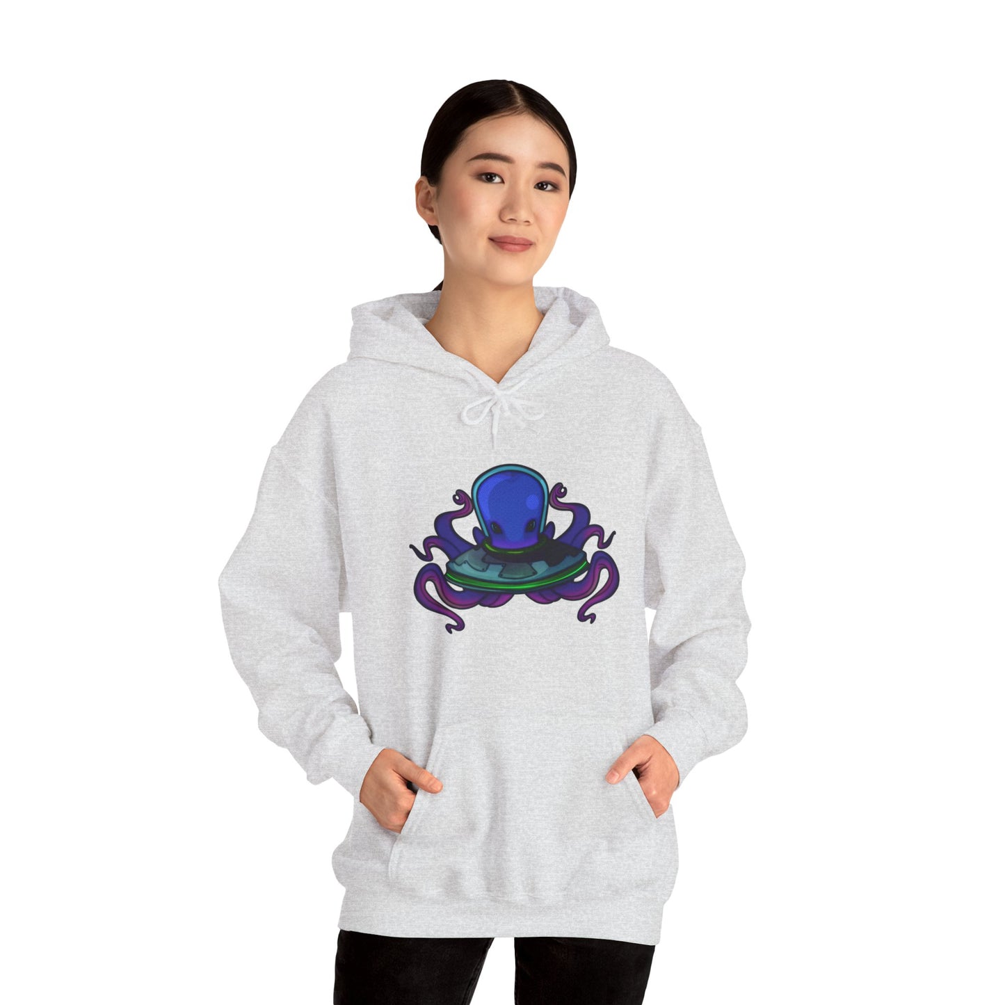 Alien Octopus Heavy Blend™ Hooded Sweatshirt