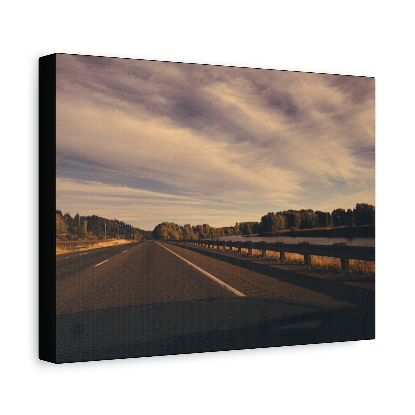 Scenic Road Trip Matte Canvas Print - 12" x 16"