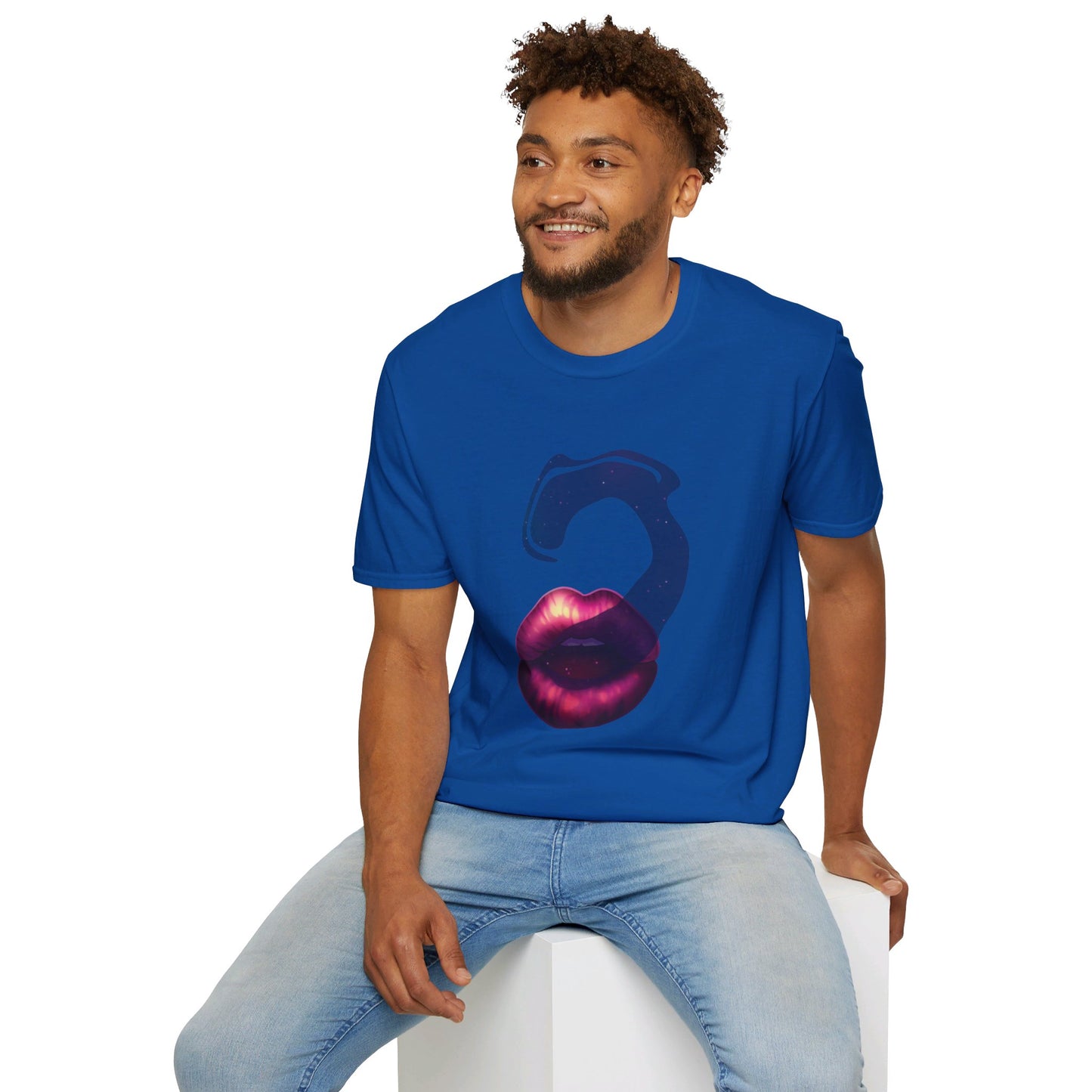 Kiss the Cosmos <3 Softstyle T-Shirt