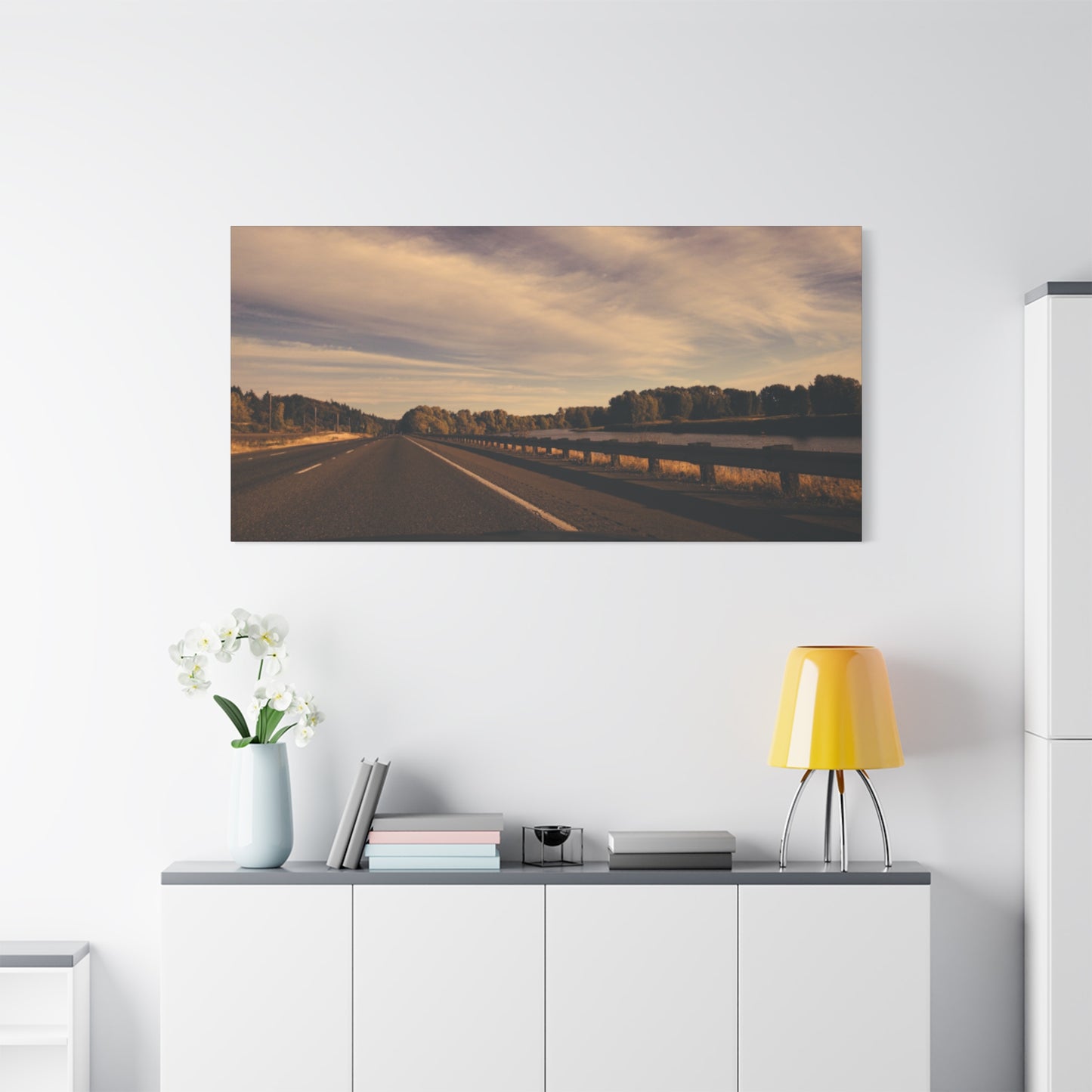 Scenic Road Trip Matte Canvas Print - 12" x 16"