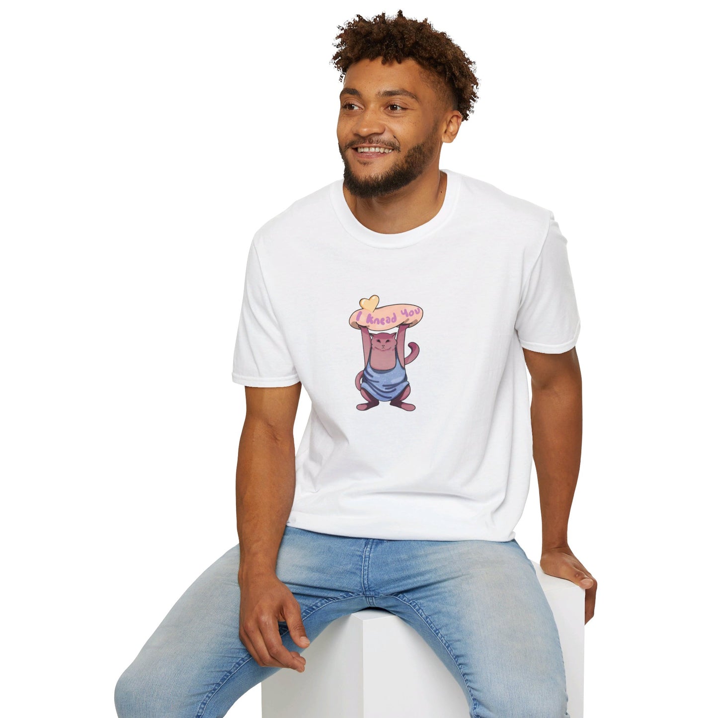 I knead you (beige cat) Softstyle T-Shirt