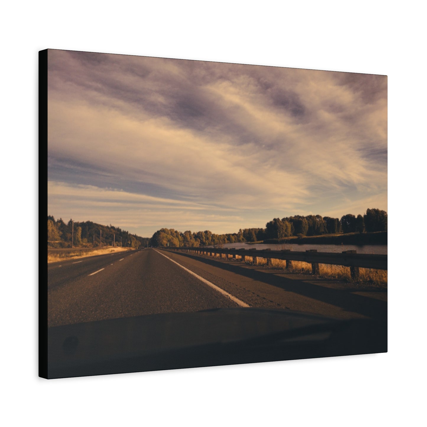 Scenic Road Trip Matte Canvas Print - 12" x 16"