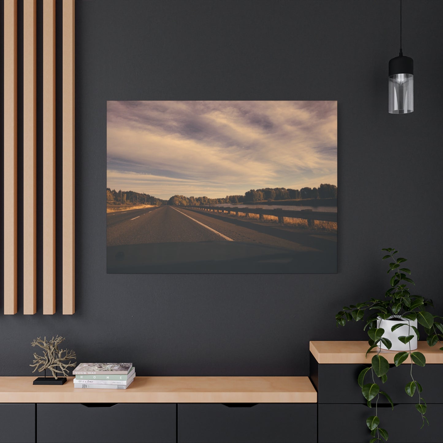 Scenic Road Trip Matte Canvas Print - 12" x 16"