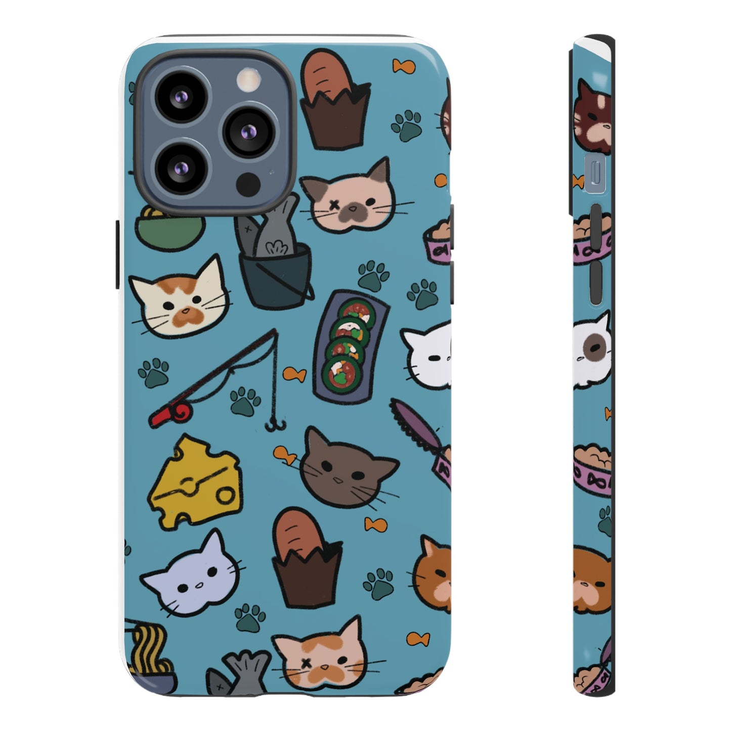 Cats! Blue Tough Cases