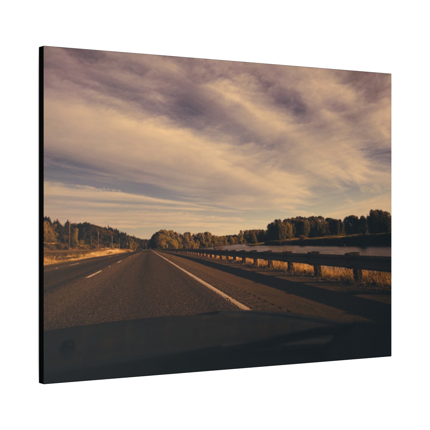 Scenic Road Trip Matte Canvas Print - 12" x 16"
