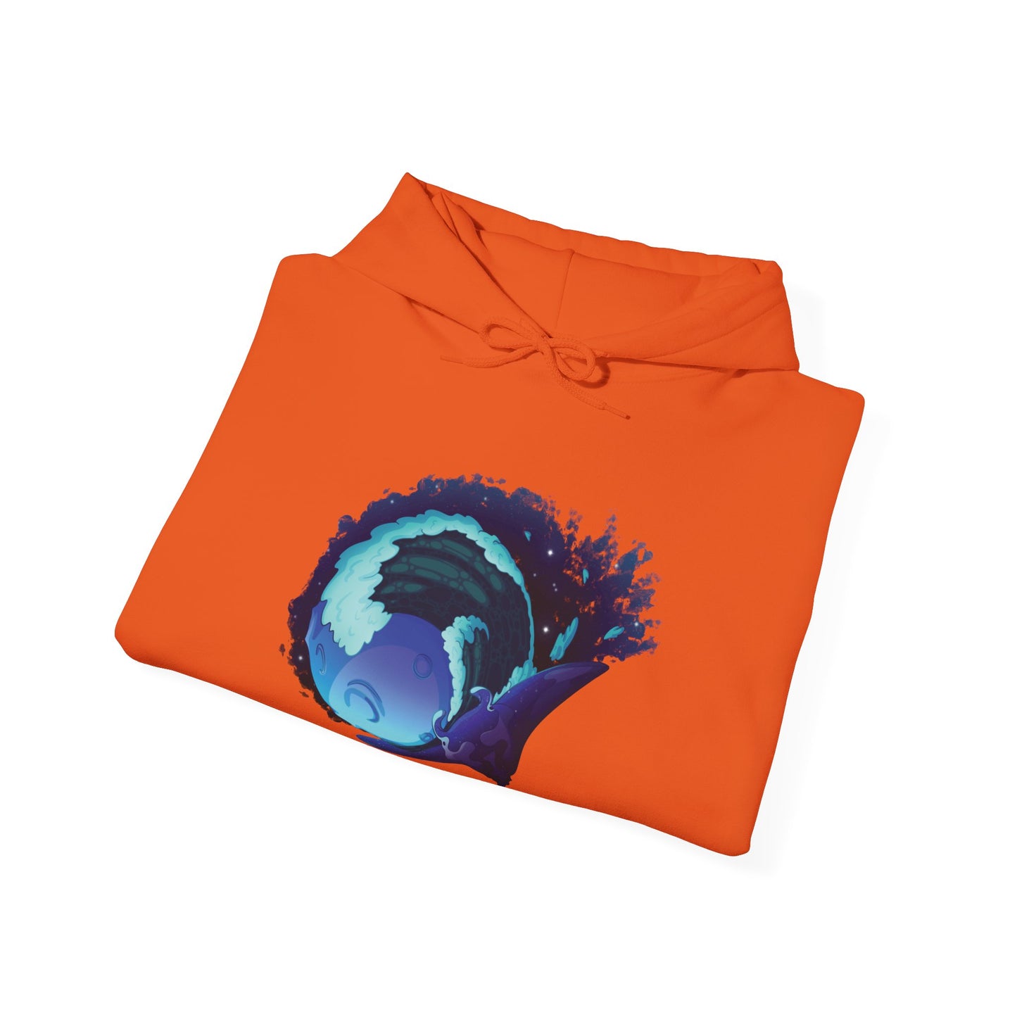 Moonlit Manta Ray Heavy Blend™ Hooded Sweatshirt