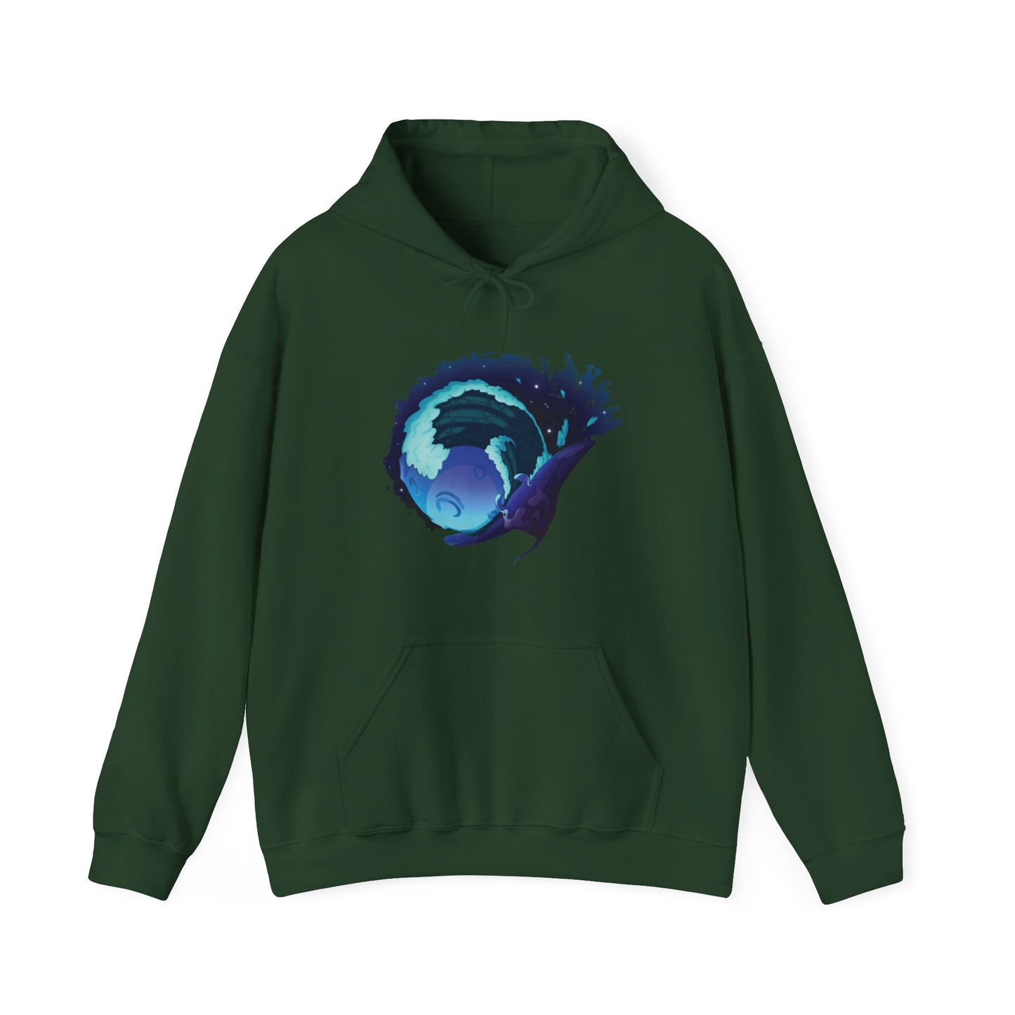 Moonlit Manta Ray Heavy Blend™ Hooded Sweatshirt