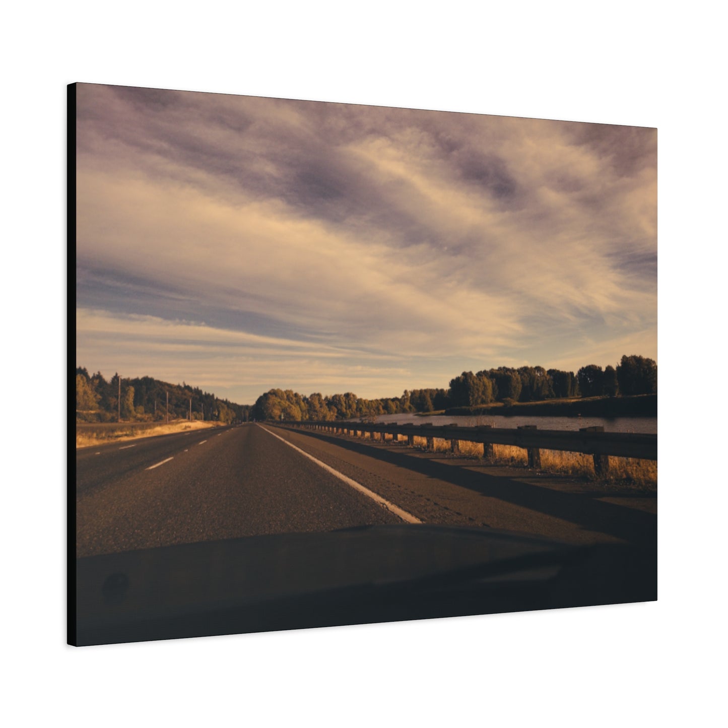 Scenic Road Trip Matte Canvas Print - 12" x 16"