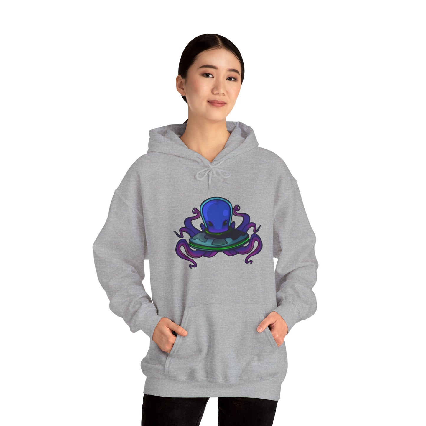 Alien Octopus Heavy Blend™ Hooded Sweatshirt