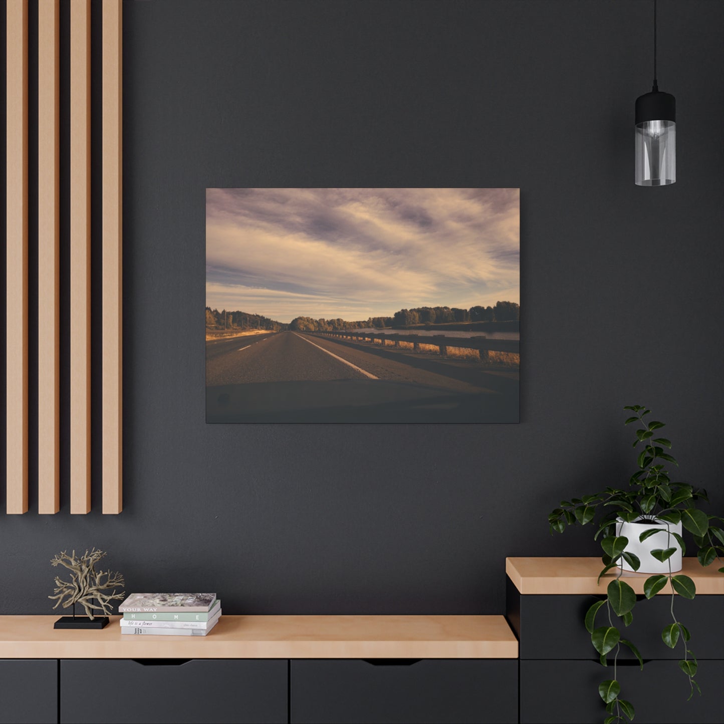 Scenic Road Trip Matte Canvas Print - 12" x 16"