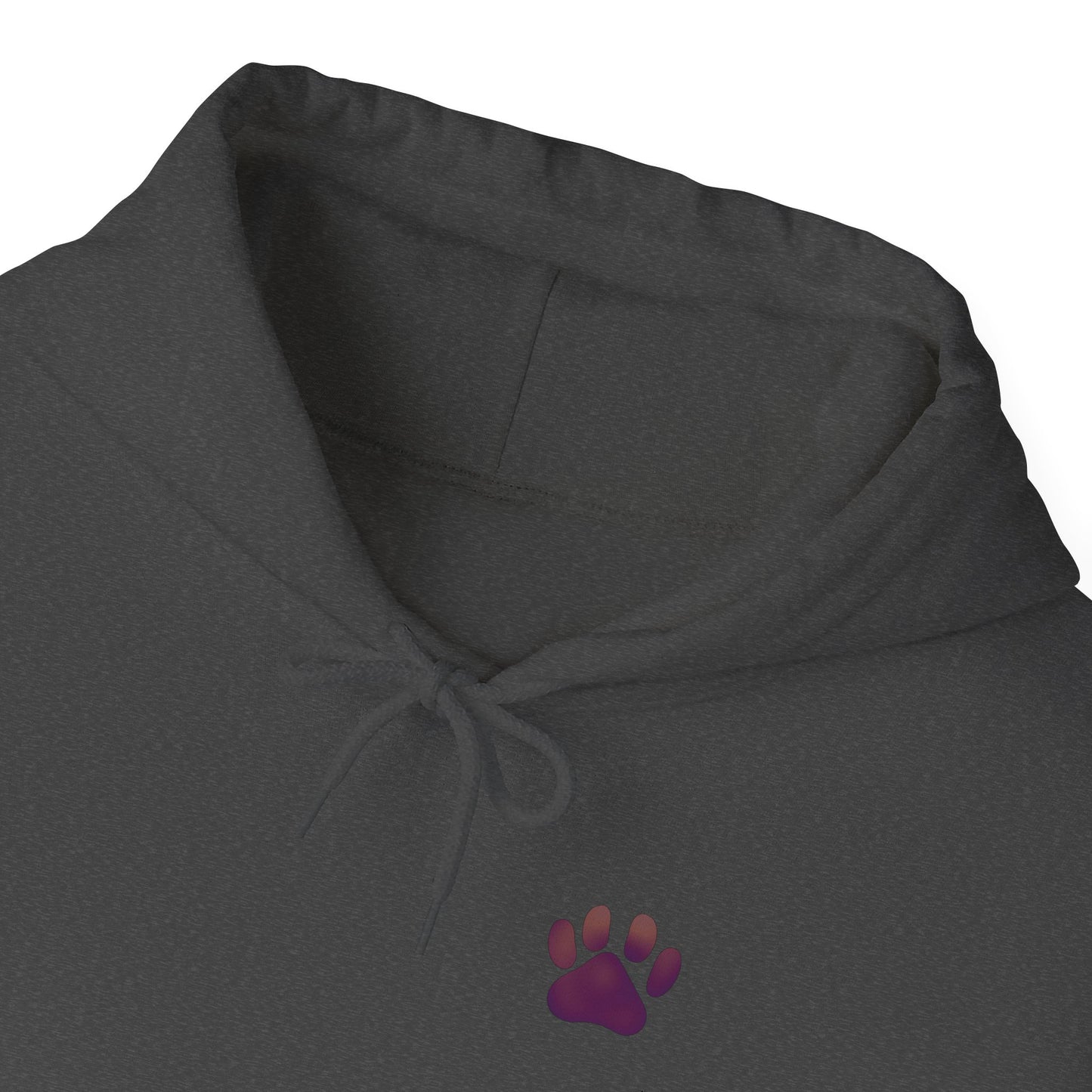 Black Cat (Back) Heavy Blend™ Hooded Sweatshirt