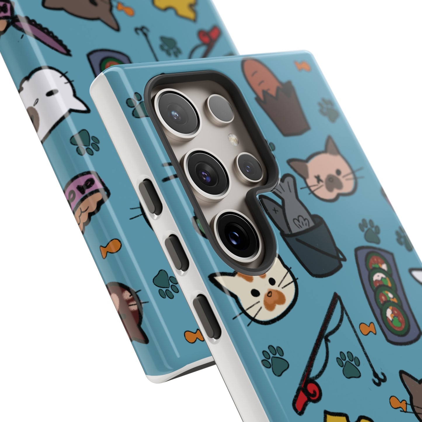 Cats! Blue Tough Cases