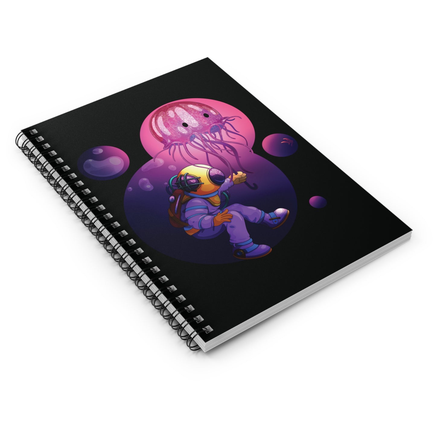 Deep Sea Diver Spiral Notebook - Ruled Line