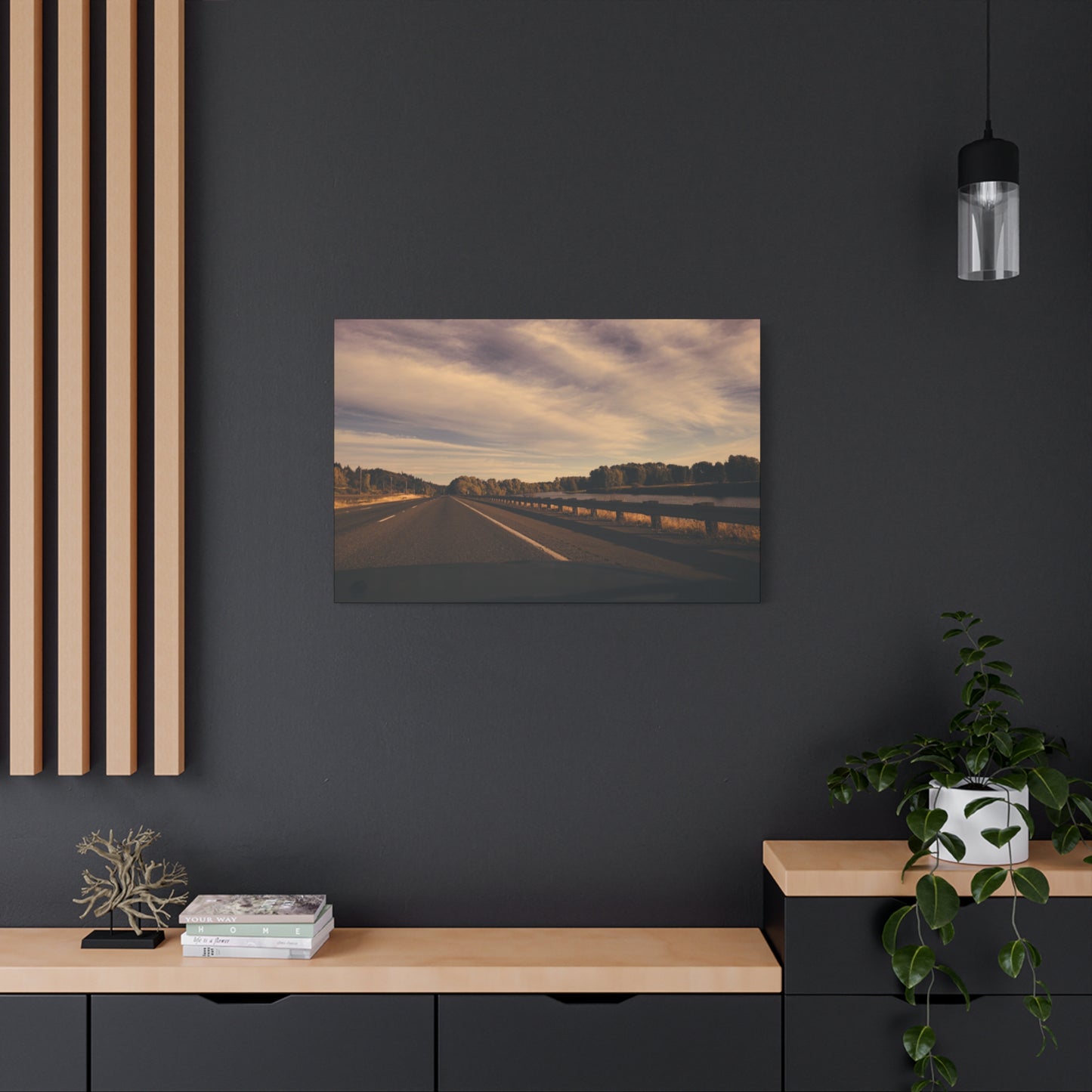 Scenic Road Trip Matte Canvas Print - 12" x 16"