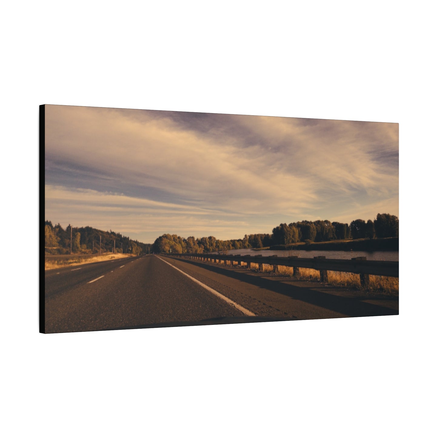 Scenic Road Trip Matte Canvas Print - 12" x 16"