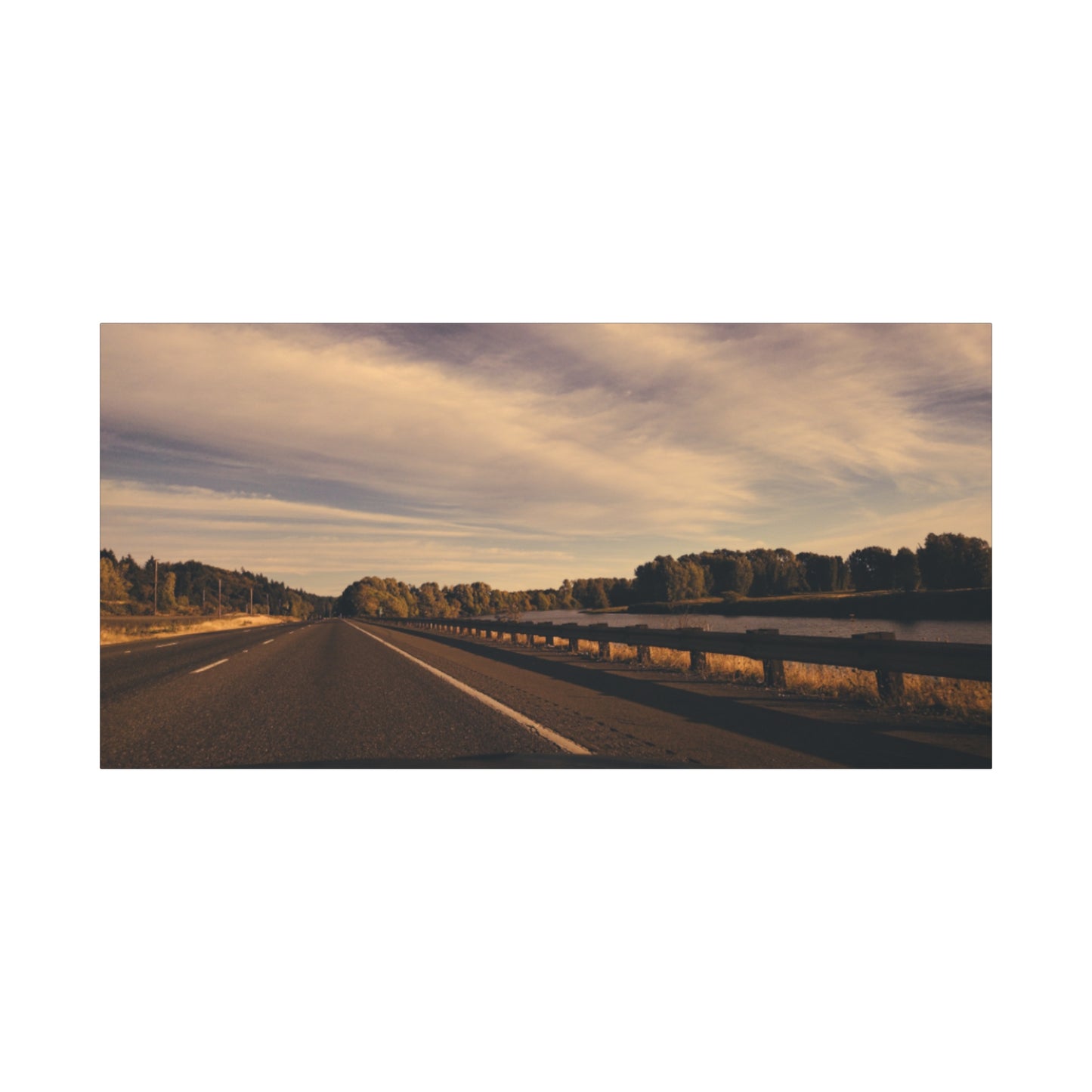 Scenic Road Trip Matte Canvas Print - 12" x 16"