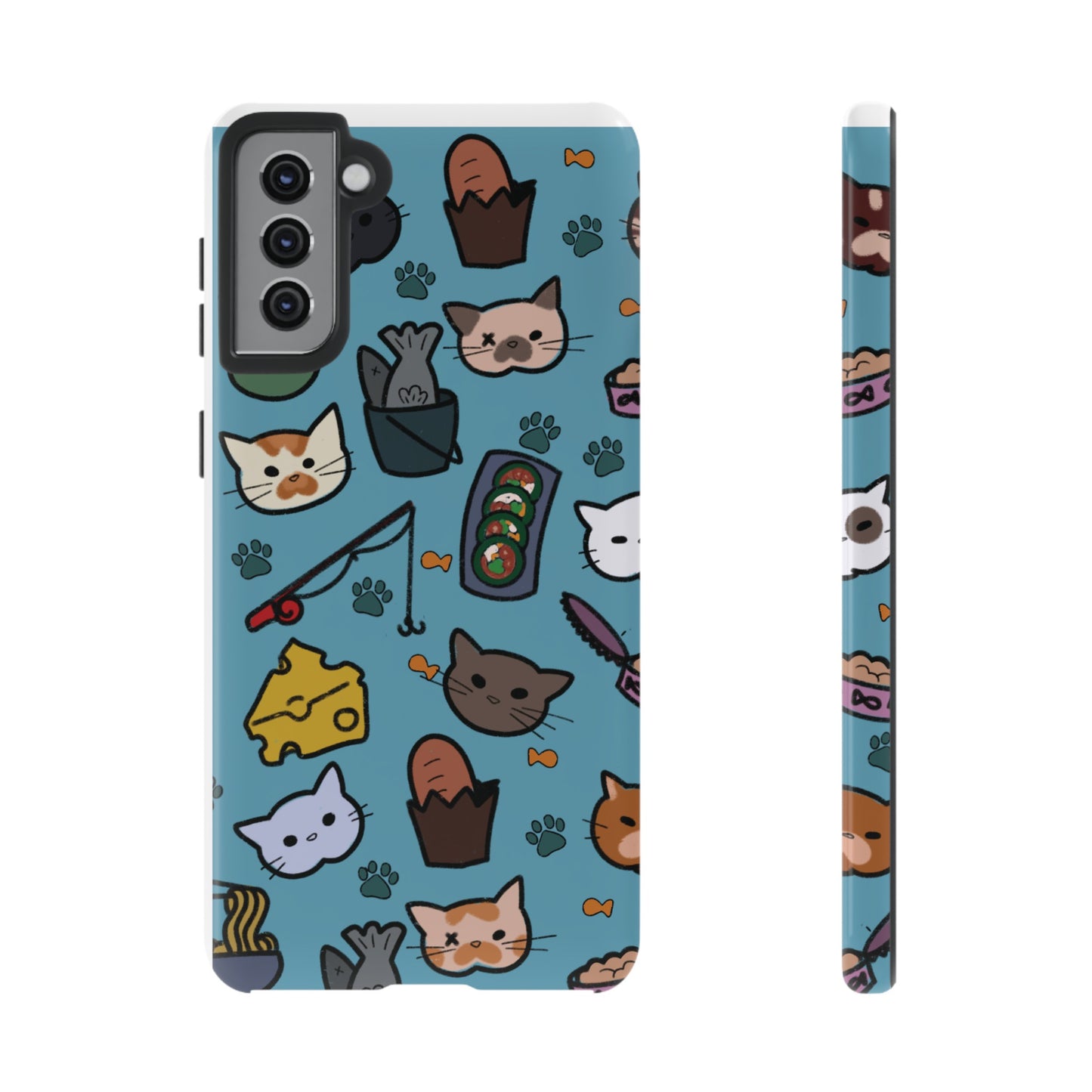 Cats! Blue Tough Cases