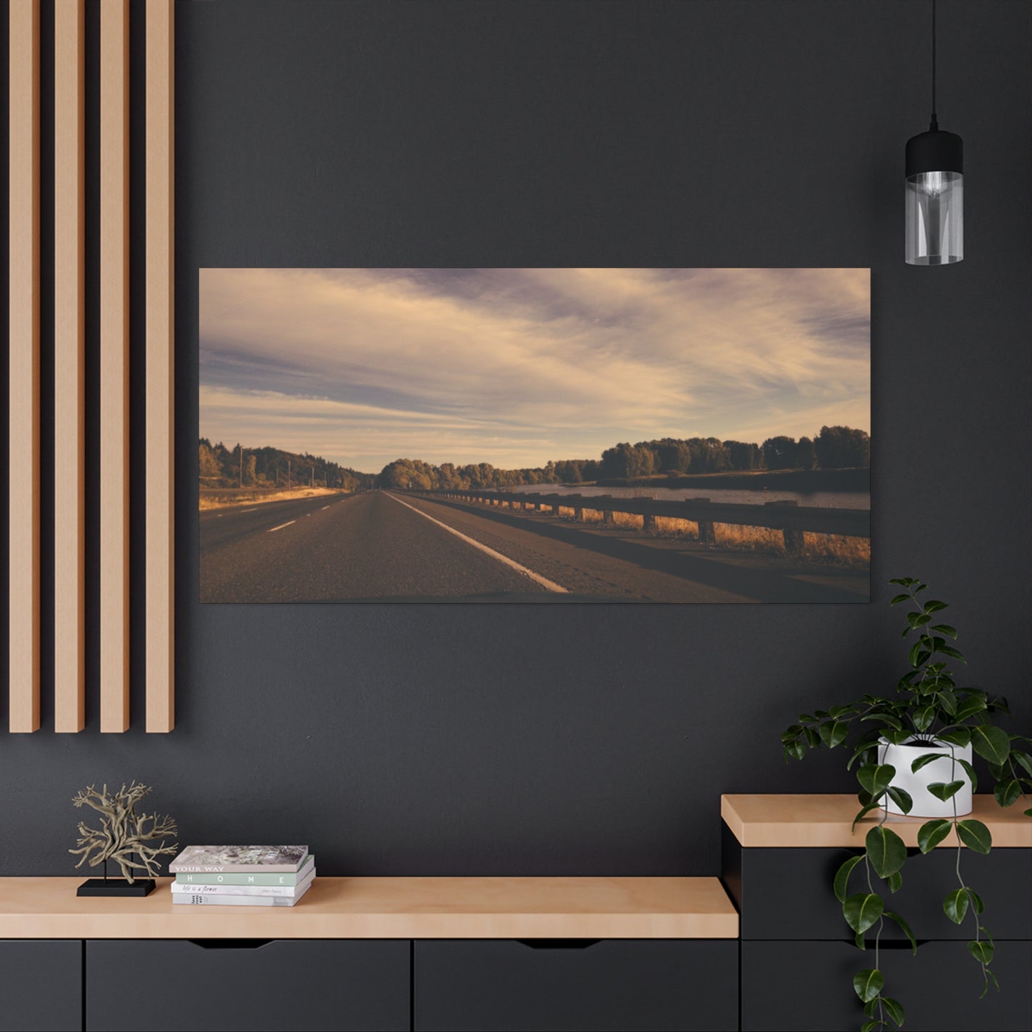Scenic Road Trip Matte Canvas Print - 12" x 16"