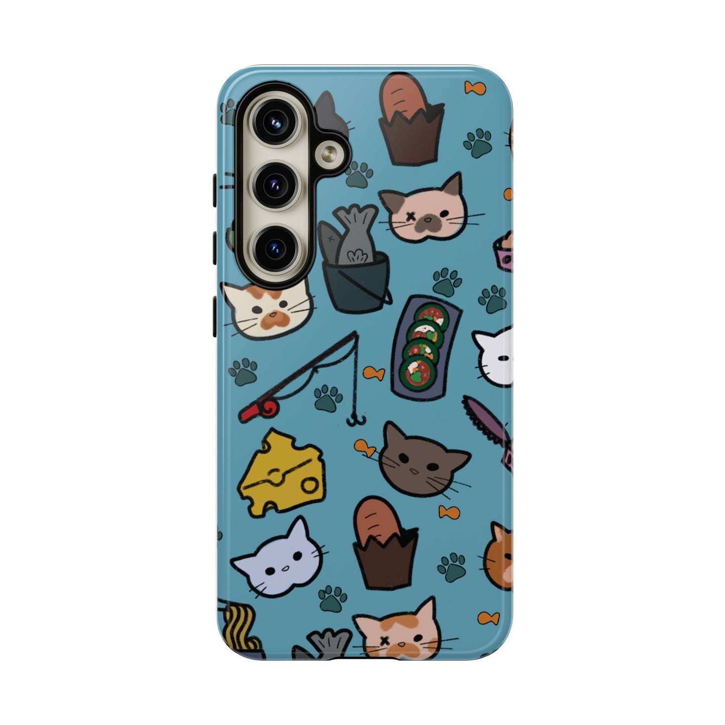 Cats! Blue Tough Cases