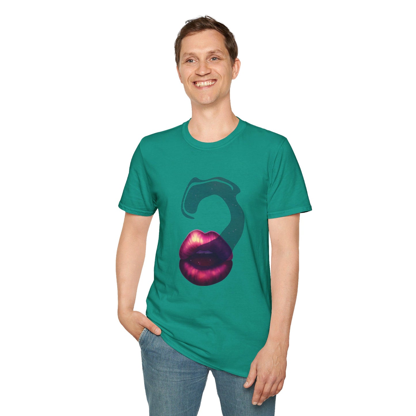 Kiss the Cosmos <3 Softstyle T-Shirt