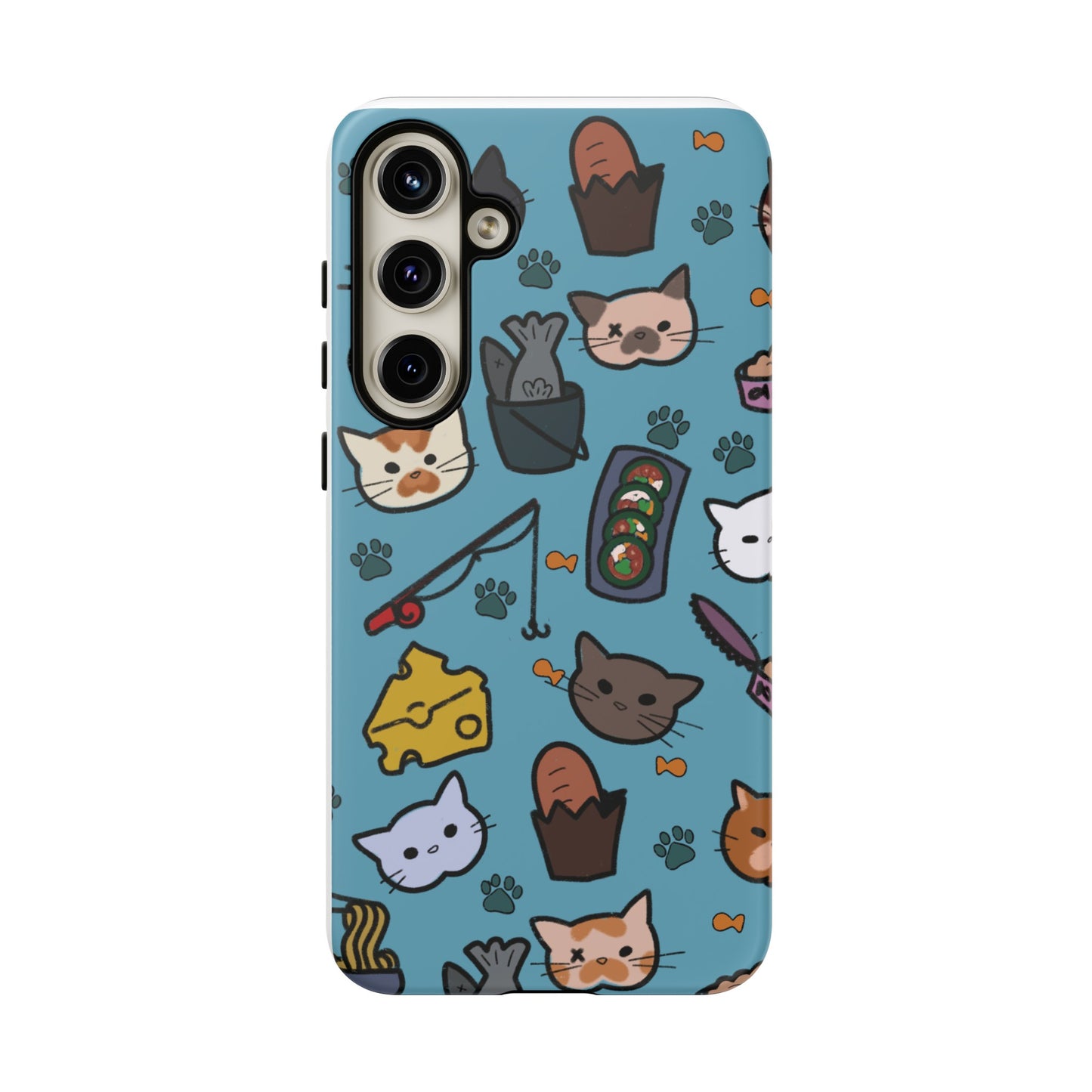 Cats! Blue Tough Cases