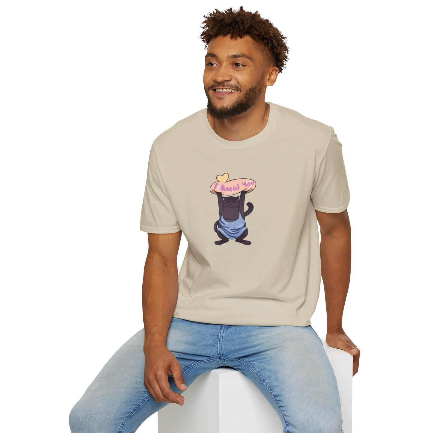 I knead You (Black Cat) Softstyle T-Shirt