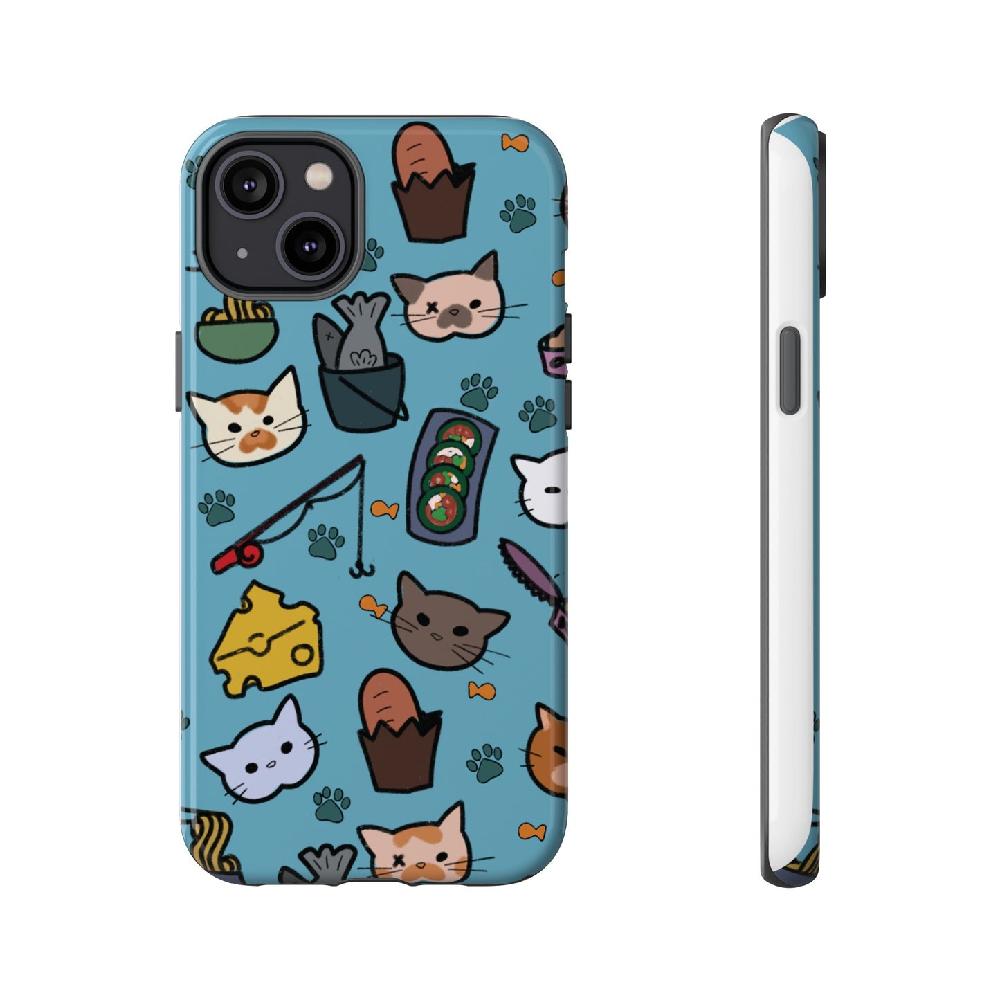 Cats! Blue Tough Cases