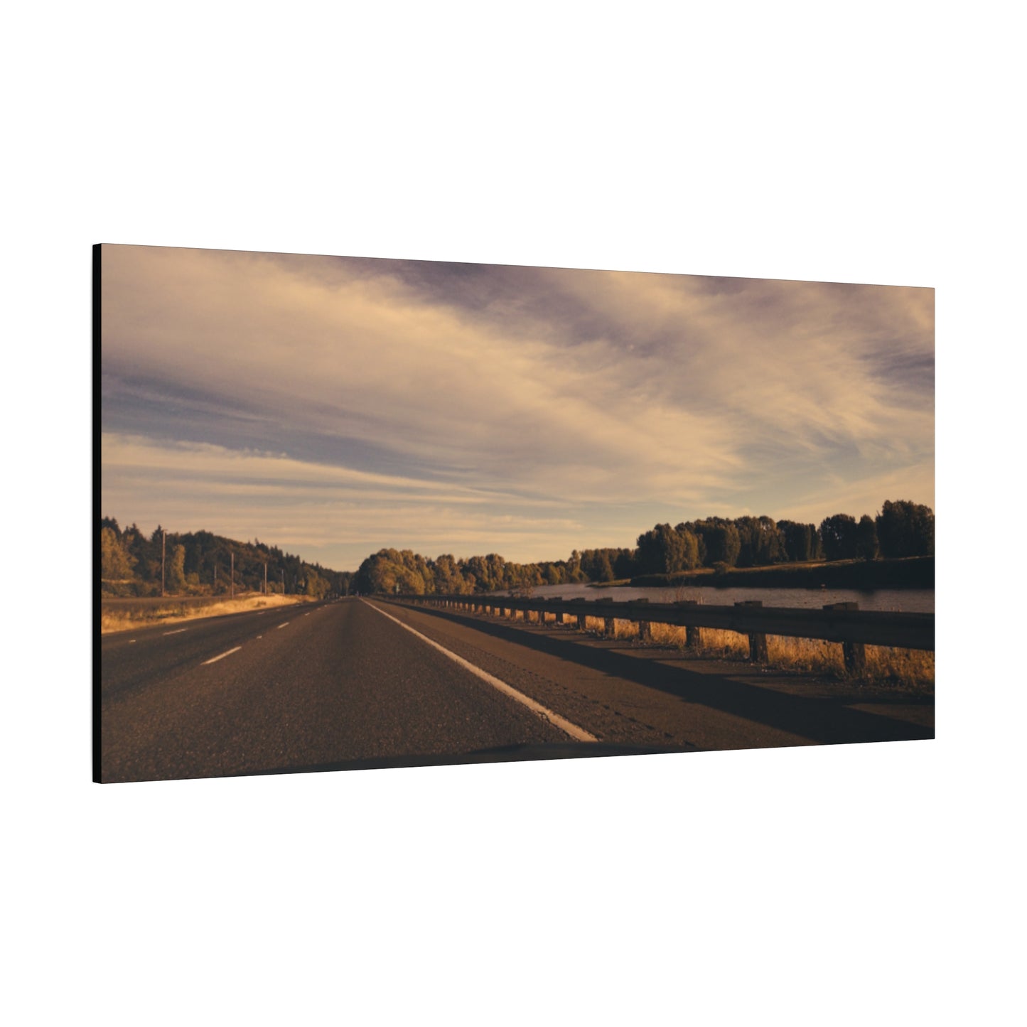 Scenic Road Trip Matte Canvas Print - 12" x 16"