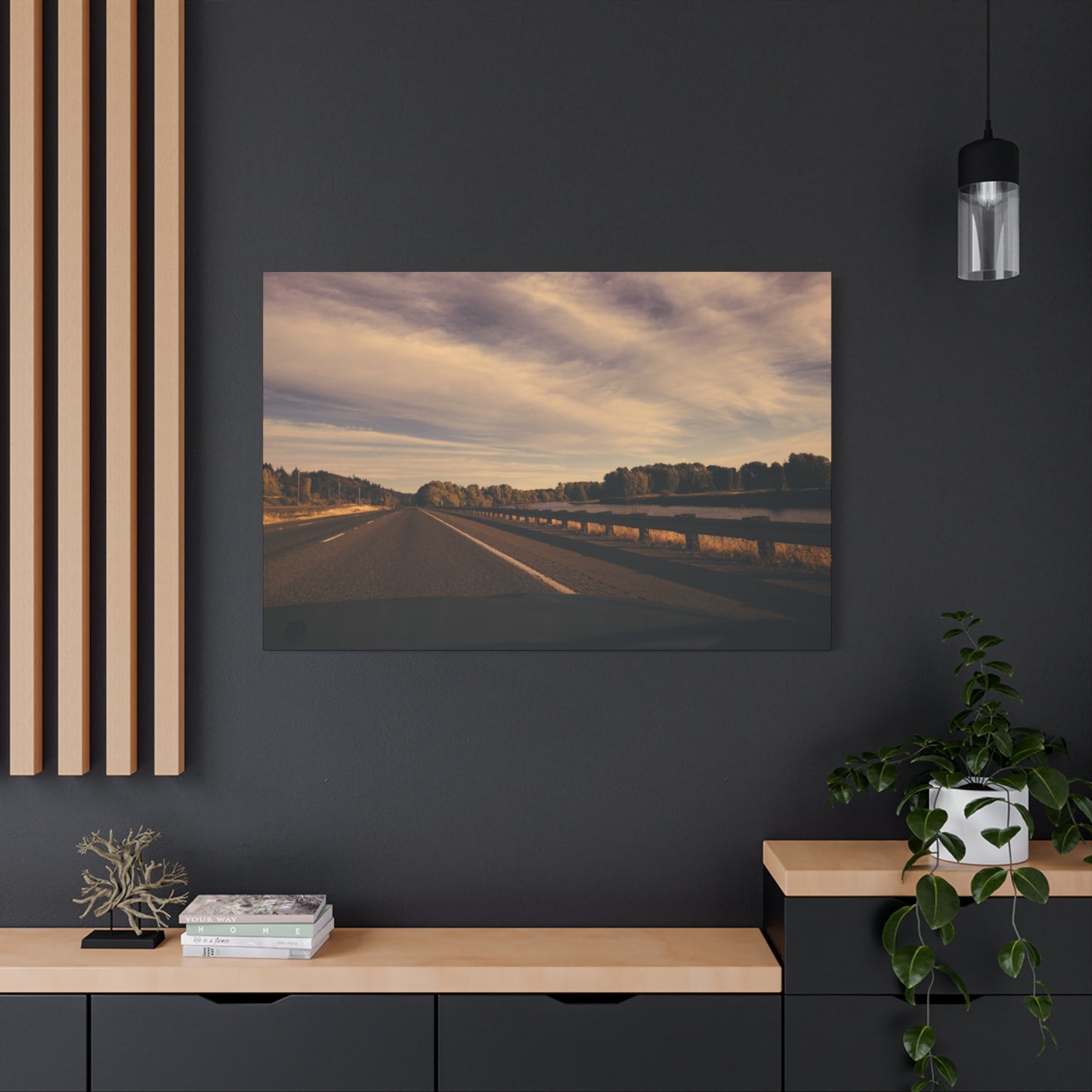 Scenic Road Trip Matte Canvas Print - 12" x 16"